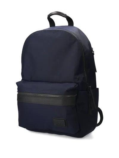 Premiata Versatile Backpack Featuring Multiple Pockets In Blue