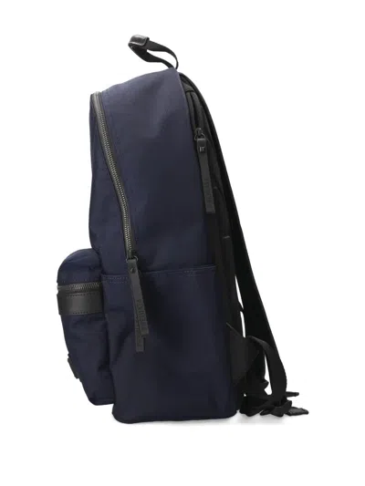 Premiata Versatile Backpack Featuring Multiple Pockets In Blue