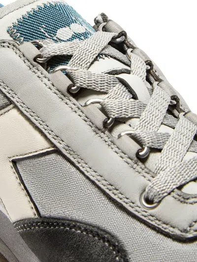 Diadora Equipe Lace-up Panelled Snekers In Multi