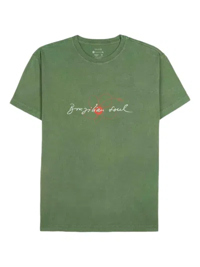 Osklen Brazilian Soul T-shirt In Green