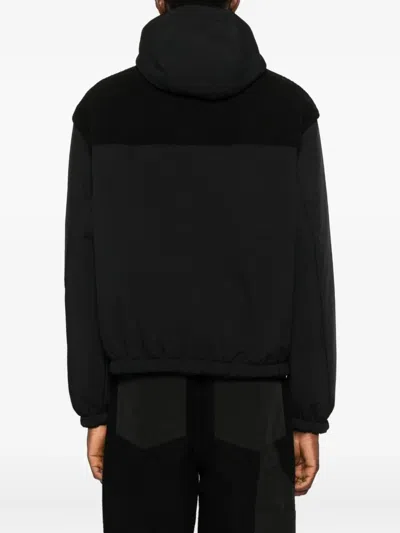 Arte Antwerp Reersible Nylon And Sherpa Technical Hooded Jacket In Multi