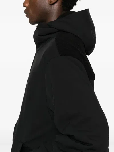Arte Antwerp Reersible Nylon And Sherpa Technical Hooded Jacket In Multi