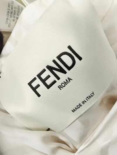 Pre-owned Fendi 2010s Astrology-motif Jacket In Neutral