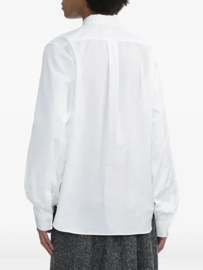 Black Comme Des Garçons Pocket Buttoned Shirt In Multi