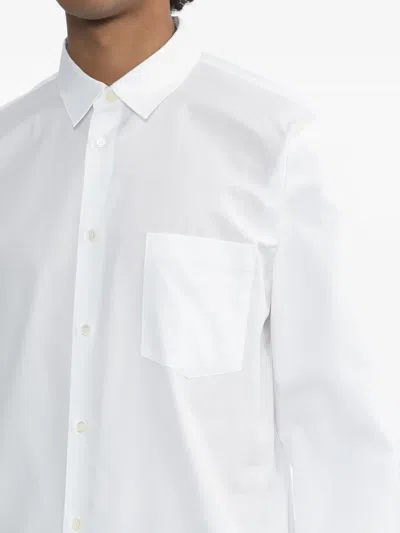 Black Comme Des Garçons Pocket Buttoned Shirt In Multi