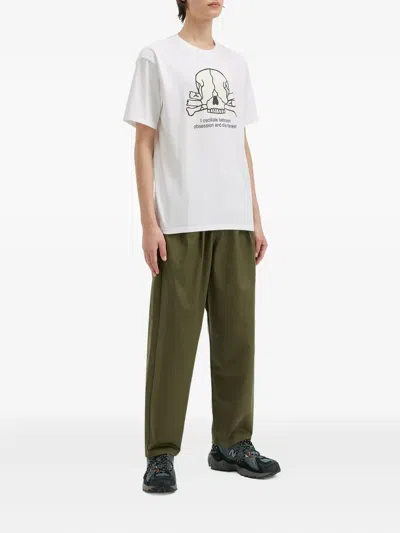 Undercover Skull Graphic T-shirt In White