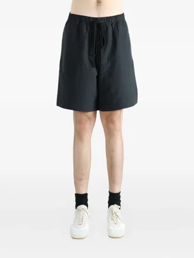 Essentials Drawstring-waist Trousers In Blue