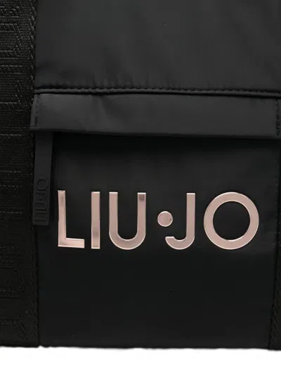 Liu •jo Logo-plaque Holdall In Pink