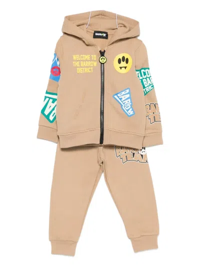 Barrow Baseball Hooded Tracksuit In Neutral