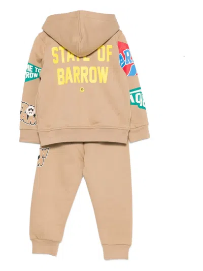 Barrow Baseball Hooded Tracksuit In Neutral