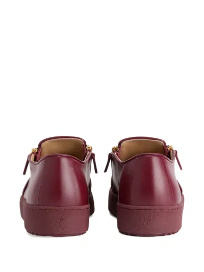 Giuseppe Zanotti Gz-kobe Signature-detail Zipped Slip-ons In Multi