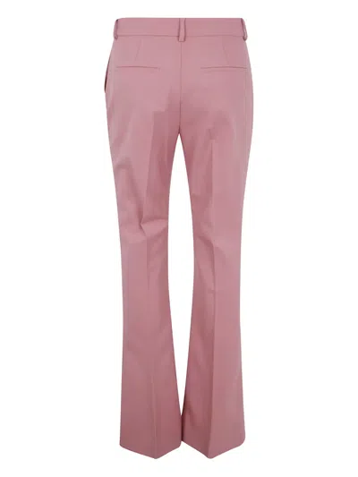 Sportmax Tailored Trousers With Pockets And Belt Loops In Pink