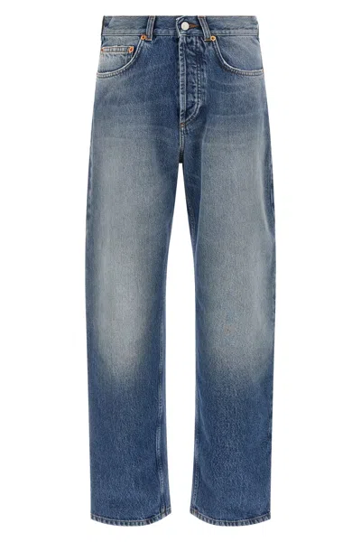 Magliano Five-pocket Denim Trousers Featuring Belt Loops In Blue