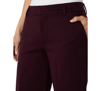 Liverpool Los Angeles Women's Kelsey Wide-leg Pants In Purple