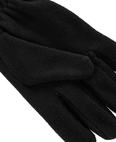 Levi's Men's 2-piece Fleece Flat Top Hat And Glove Set In Black