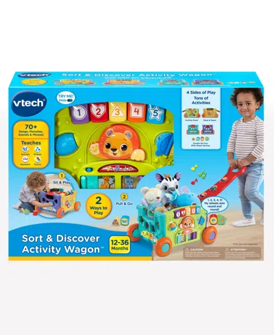 Vtech Sort And Discover Activity Wagon Toy In Red