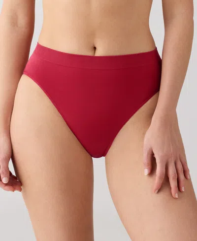 Wacoal Women's B-smooth High-cut Brief Underwear 834175 In Burgundy