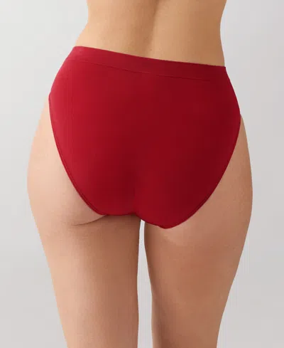 Wacoal Women's B-smooth High-cut Brief Underwear 834175 In Burgundy