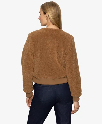 Sanctuary Teddy Cardigan In Brown