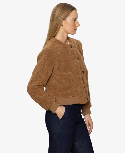 Sanctuary Teddy Cardigan In Brown