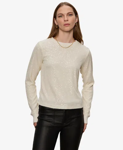 Sanctuary Sparkle Together Sequin Top In Neutral