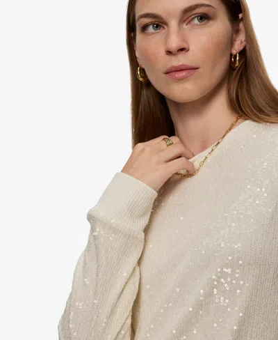 Sanctuary Sparkle Together Sequin Top In Neutral