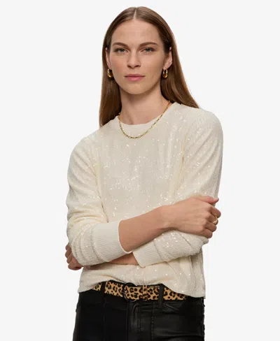 Sanctuary Sparkle Together Sequin Top In Neutral