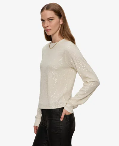 Sanctuary Sparkle Together Sequin Top In Neutral