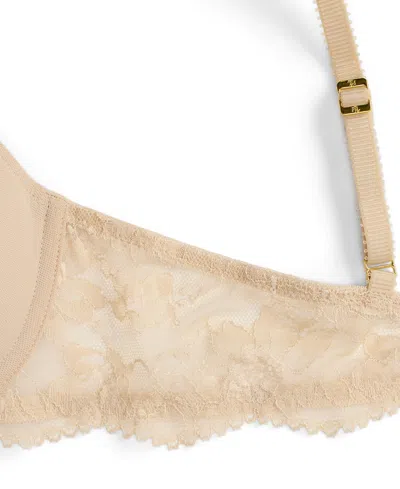 Ralph Lauren Medium Coverage T-shirt Demi Bra In Neutral