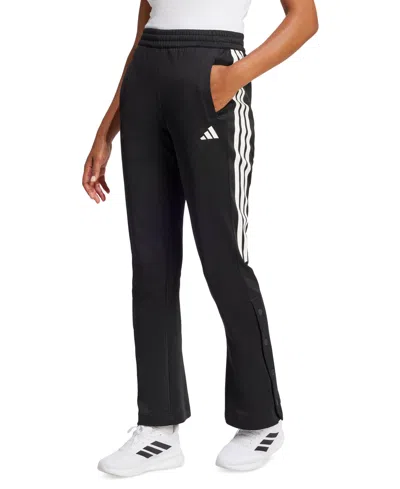 Adidas Originals Women's Iconic 3-stripes Track Pants In Black