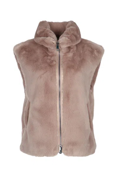 Pinko 'deyn' Fur-effect Vest In Brown