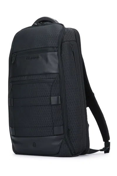 Piquadro Stylish Quilted Backpack Multiple Pockets