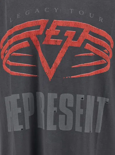 Represent Living Legacy Graphic Print T-shirt In Gray