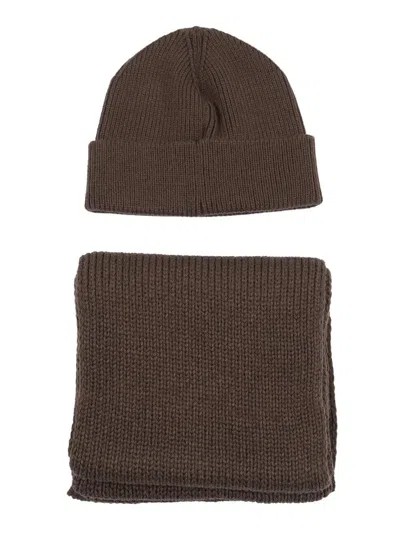 Barbour Sweeper Legacy Beanie In Brown