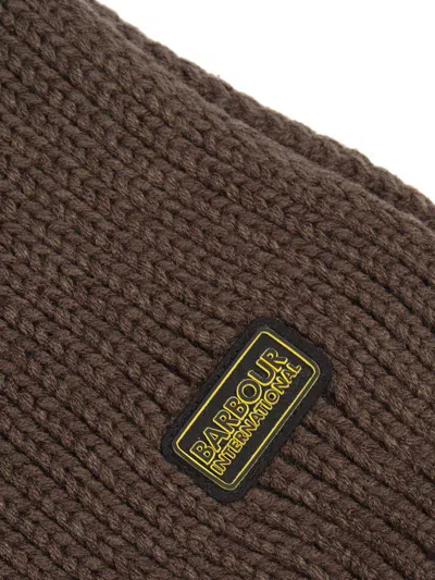 Barbour Sweeper Legacy Beanie In Brown