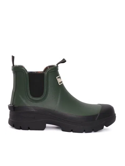Barbour Nimbus Waterproof Chelsea Rain Boot In Green