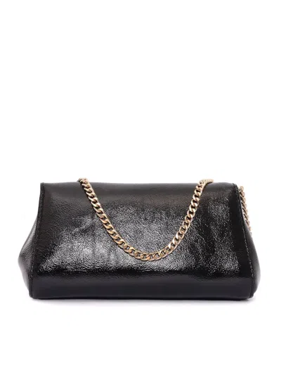 Claudio Orciani Structured Handbag In Smooth Calf Leather With Elegant Silhouette In Black