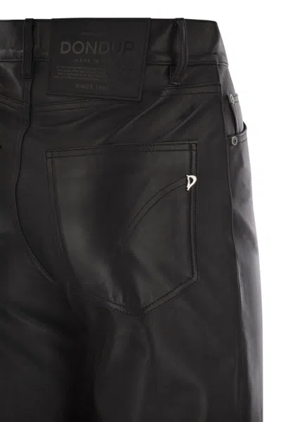 Dondup Five-pocket Trousers In Black