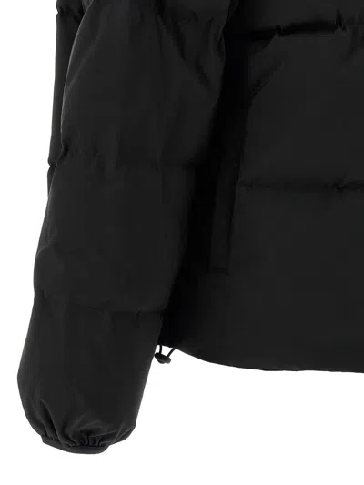Mm6 Maison Margiela Black Convertible Padded Jacket In Black