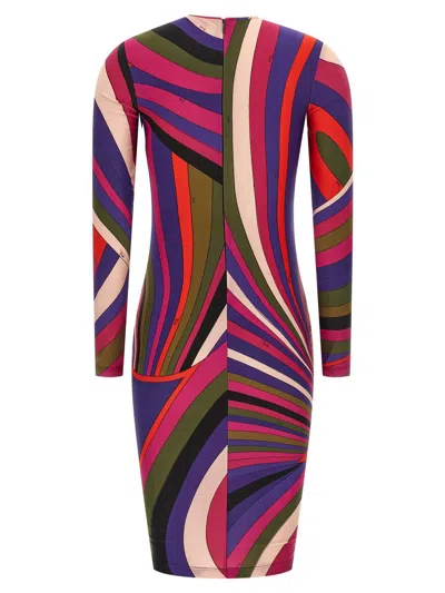 Pucci Iride Dresses Multicolor In Multi