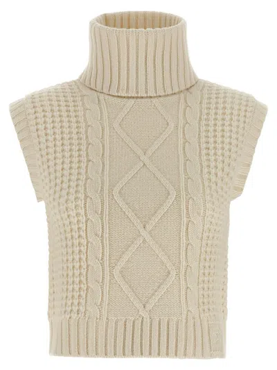 Perfect Moment 'crystal' Vest In Neutral