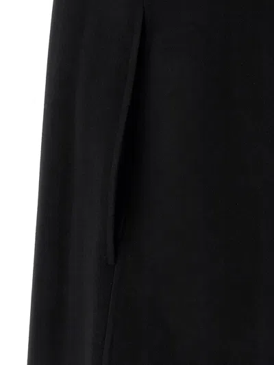 Federica Bonifaci Crew-neck Cape In Black