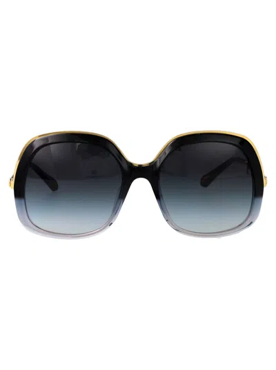 Chloé Chloe Squared Sunglasses Ch0327 S 005 In Blue
