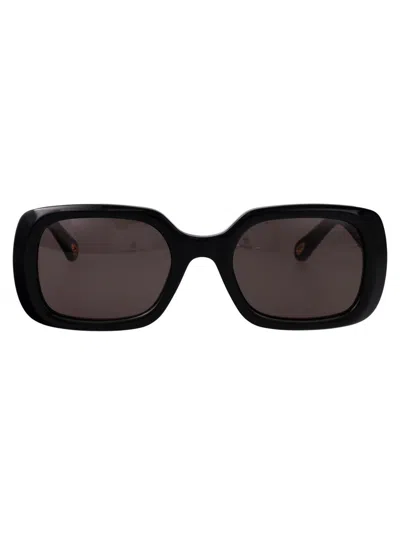 Chloé Chloe Squared Sunglasses Ch0333 S 001 In Black