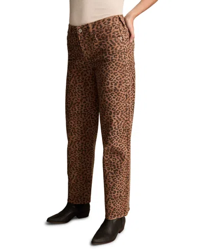 Lucky Brand Legend Baggy Straight Leg Jeans In Brown