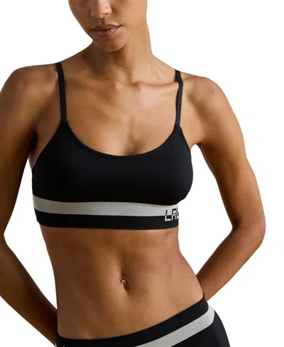 Ralph Lauren Scoop Neck Bralette In Black