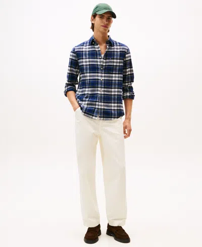 Tommy Hilfiger Men's Flannel Tartan Regular Fit Shirt In Multi