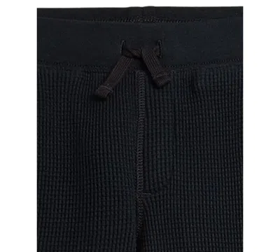Polo Ralph Lauren Kids' Cotton Waffle Cargo Joggers In Black