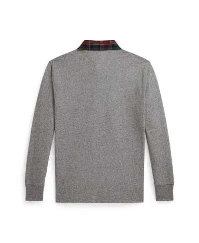 Polo Ralph Lauren Boys 8-20 Plaid Rugby Polo Shirt In Gray