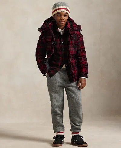 Polo Ralph Lauren Boys 8-20 Drawstring Waistband Jogger Pants In Gray